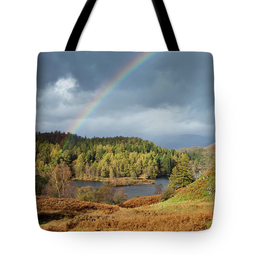 Tranquility Tote Bag featuring the photograph Autumn In The English Lake District - #1 by Stephen Dorey