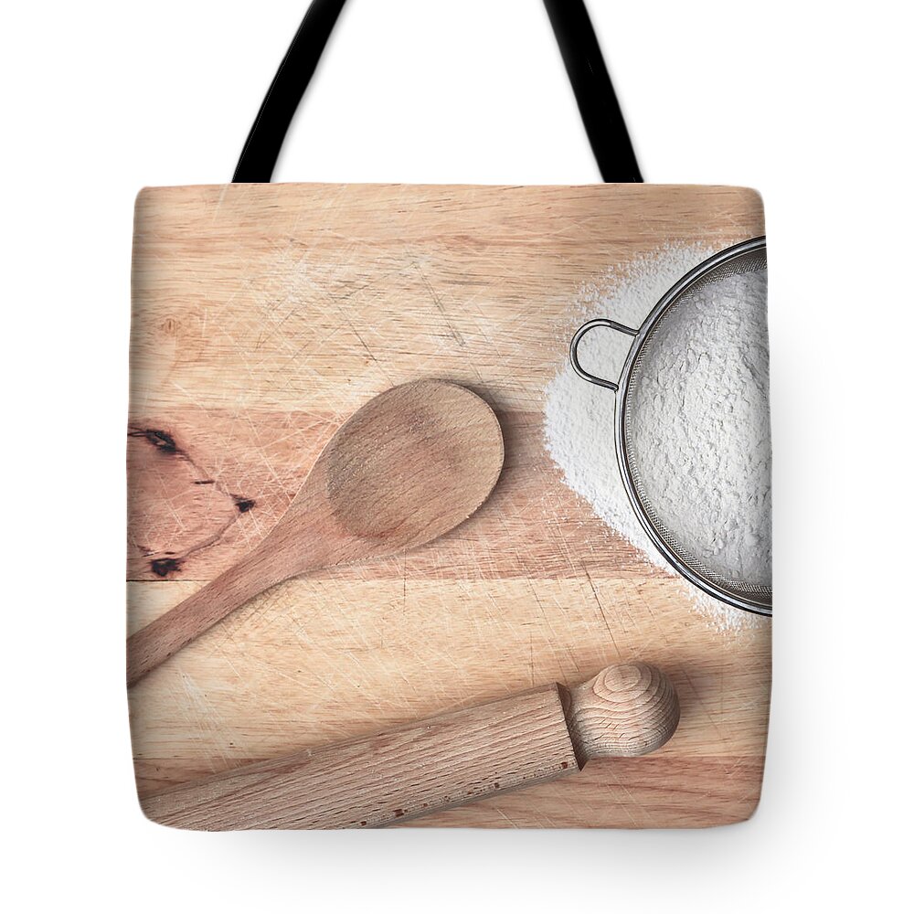 Baker Tote Bag featuring the photograph Baking #1 by Tom Gowanlock