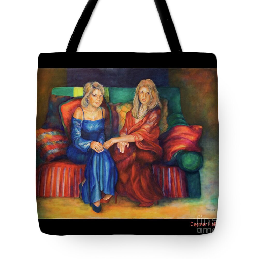 Ballsaison Tote Bag featuring the painting The forgotten gloves...... by Dagmar Helbig