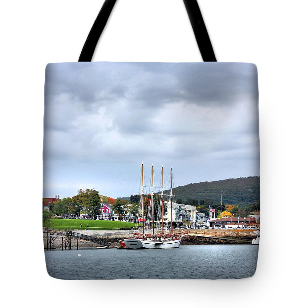 Bar Harbor Tote Bag featuring the photograph Bar Harbor Maine #1 by Kristin Elmquist