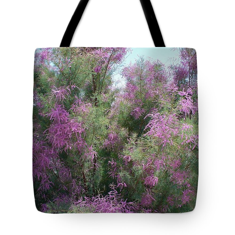 Heather Tote Bag featuring the photograph Blooming Heather #1 by Sherry Killam