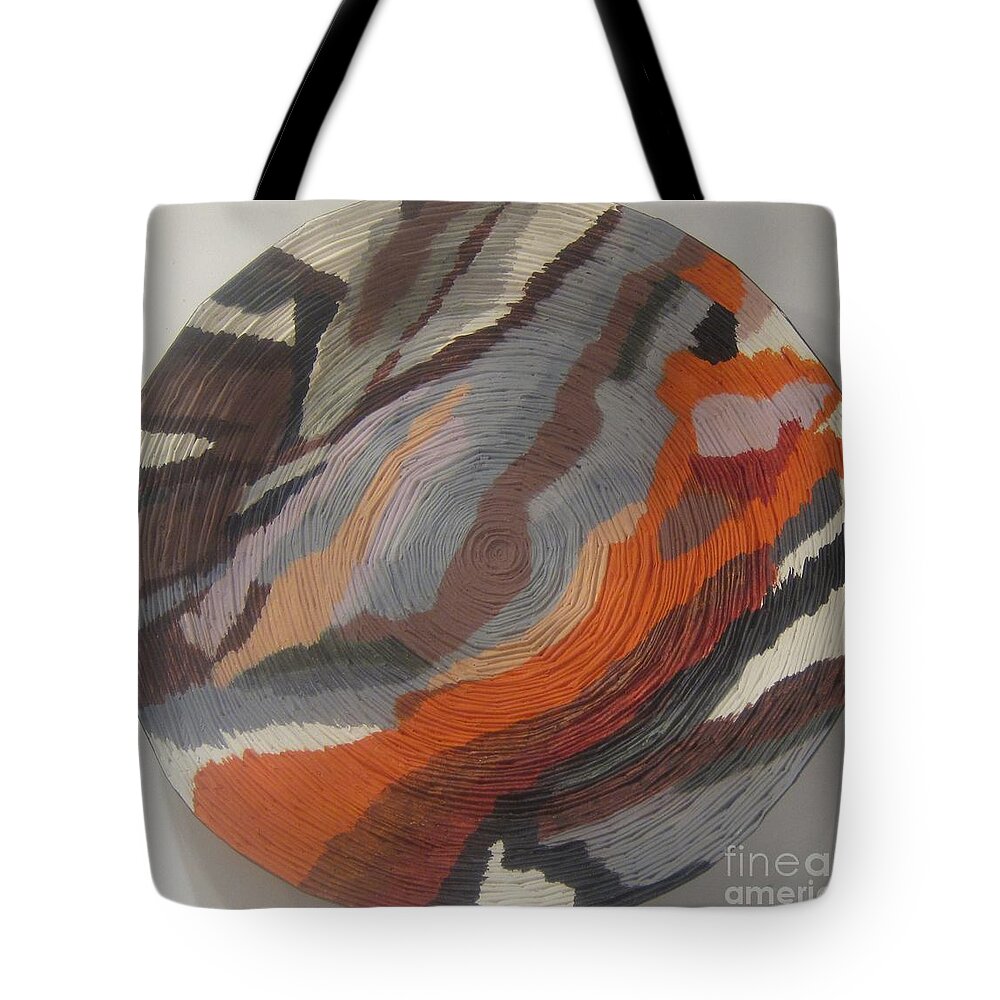 Art Tote Bag featuring the mixed media Breakthroughs #2 by Funmi Adeshina
