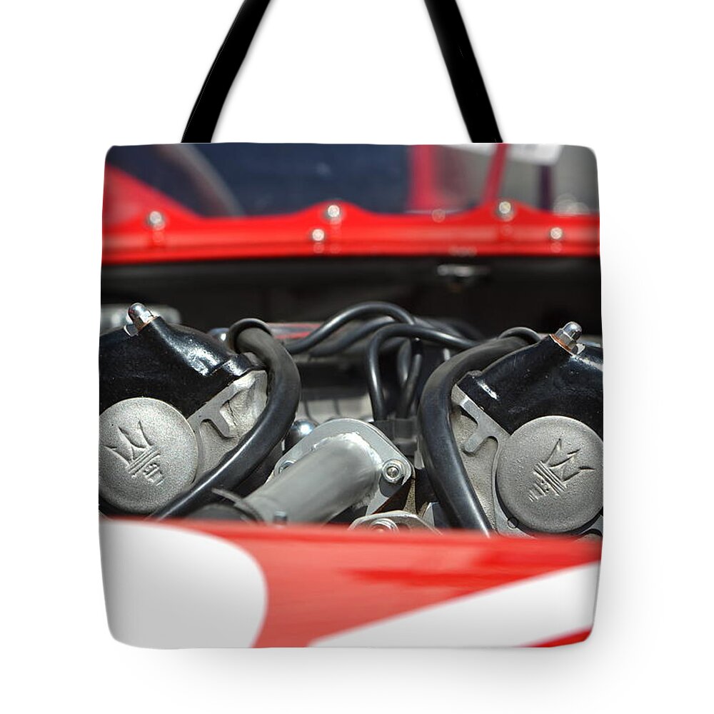 Race Tote Bag featuring the photograph California Mille #2 by Dean Ferreira