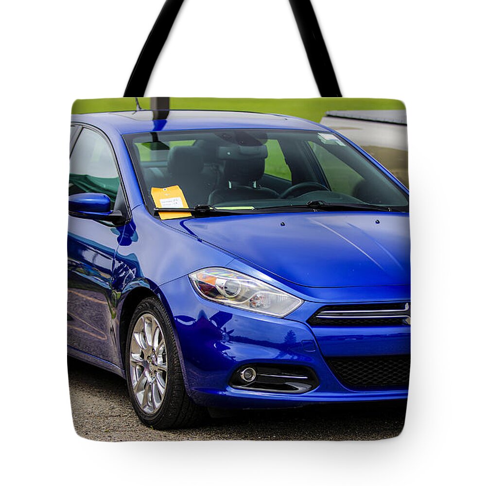 Dodge Dart Tote Bag featuring the photograph Car Show 089 by Josh Bryant