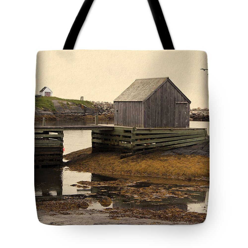 Canada Tote Bag featuring the photograph Coastal Quaint by Karin Pinkham