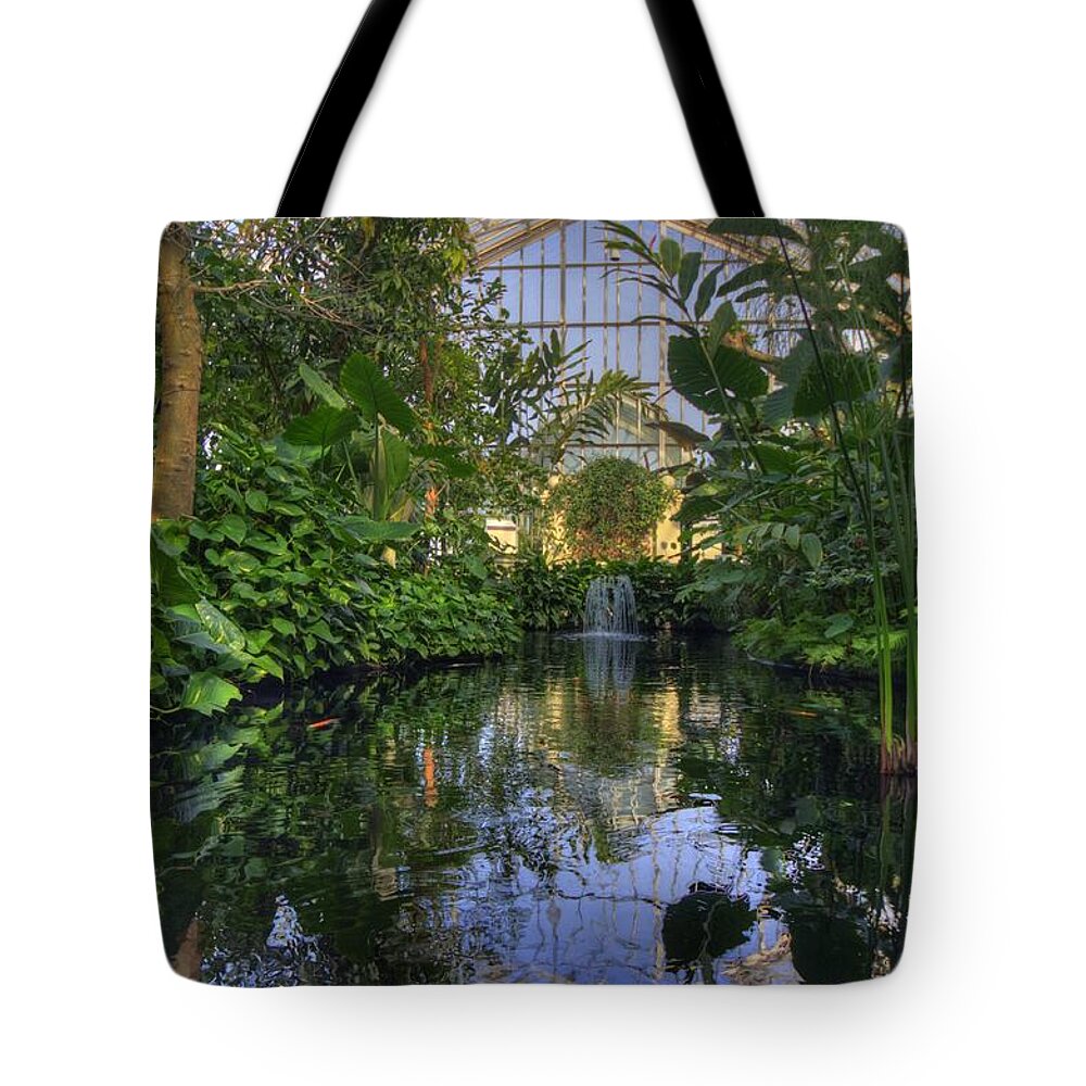 Como Conservatory Tote Bag featuring the photograph Como Conservatory #1 by Amanda Stadther