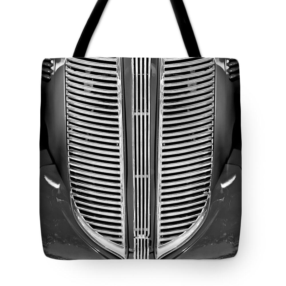 Dodge Brothers Grille Tote Bag featuring the photograph Dodge Brothers Grille #1 by Jill Reger