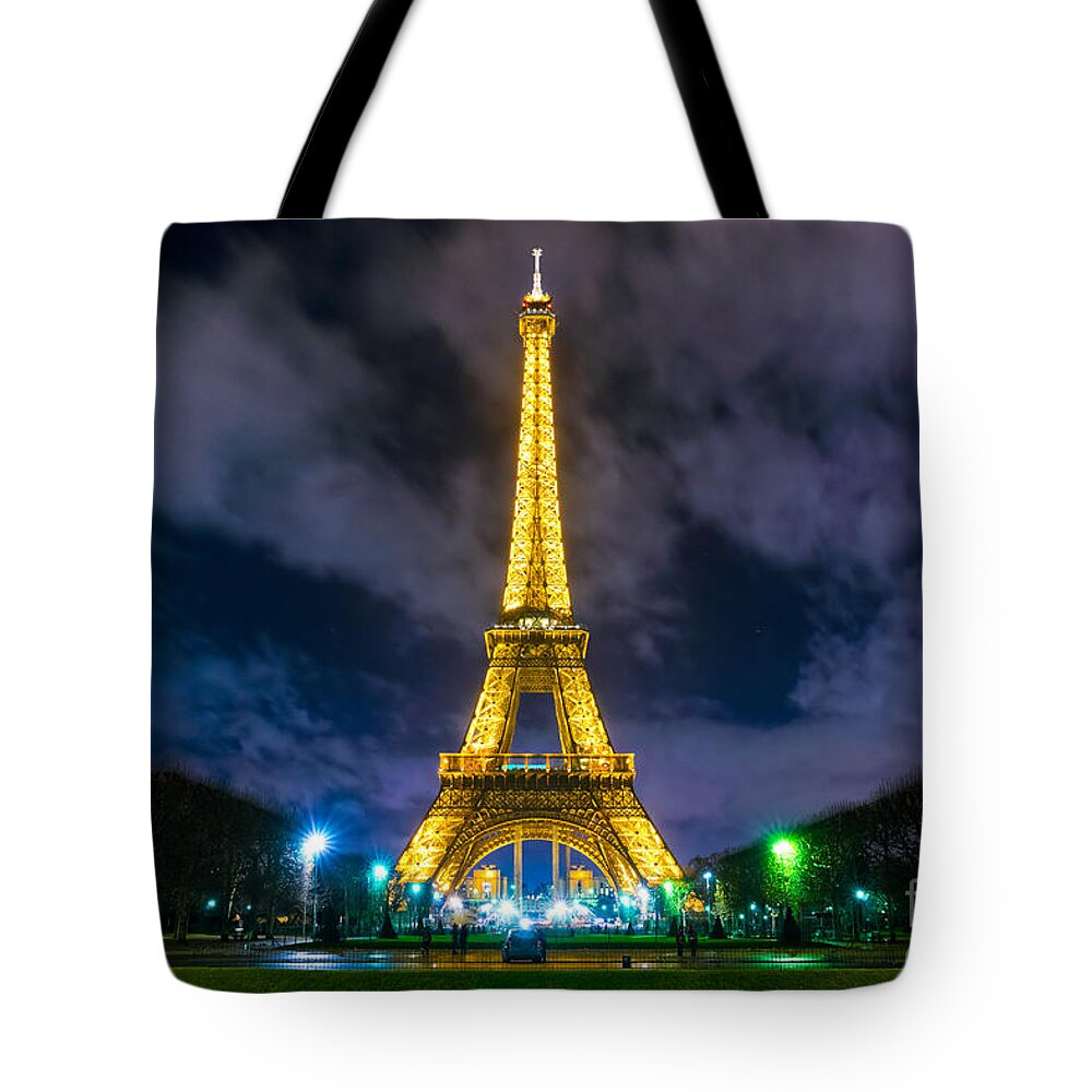Arc Tote Bag featuring the photograph Eiffel tower - Paris #1 by Luciano Mortula