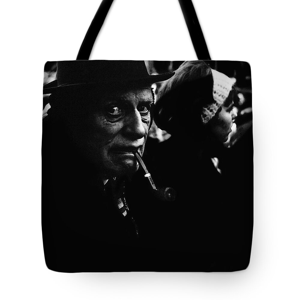 Film Noir Edward Arnold Eyes In The Night 1942 Winter Carnival Parade St. Paul Minnesota 1967 Tote Bag featuring the photograph Film Noir Edward Arnold Eyes In The Night 1942 Winter Carnival Parade St. Paul Minnesota 1967 #3 by David Lee Guss