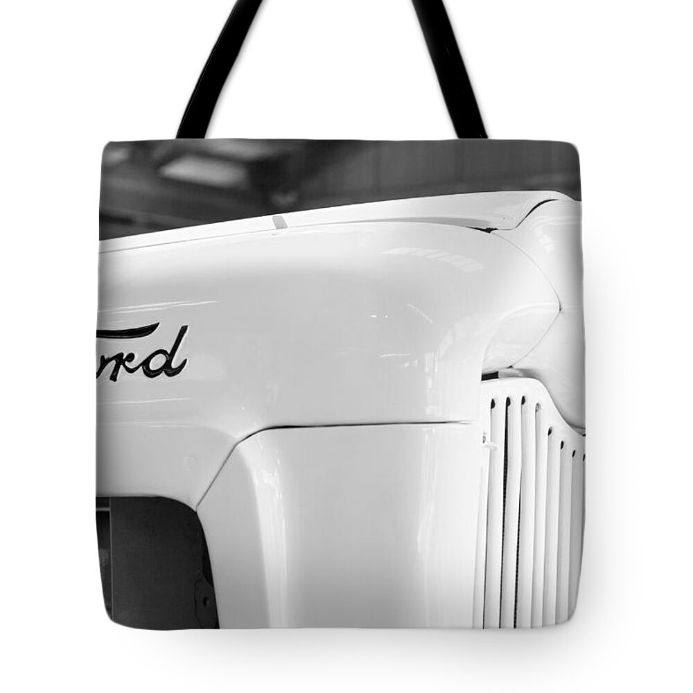 1953 Ford Golden Jubilee Tractor Tote Bag featuring the photograph Ford Tractor #1 by Michael Porchik