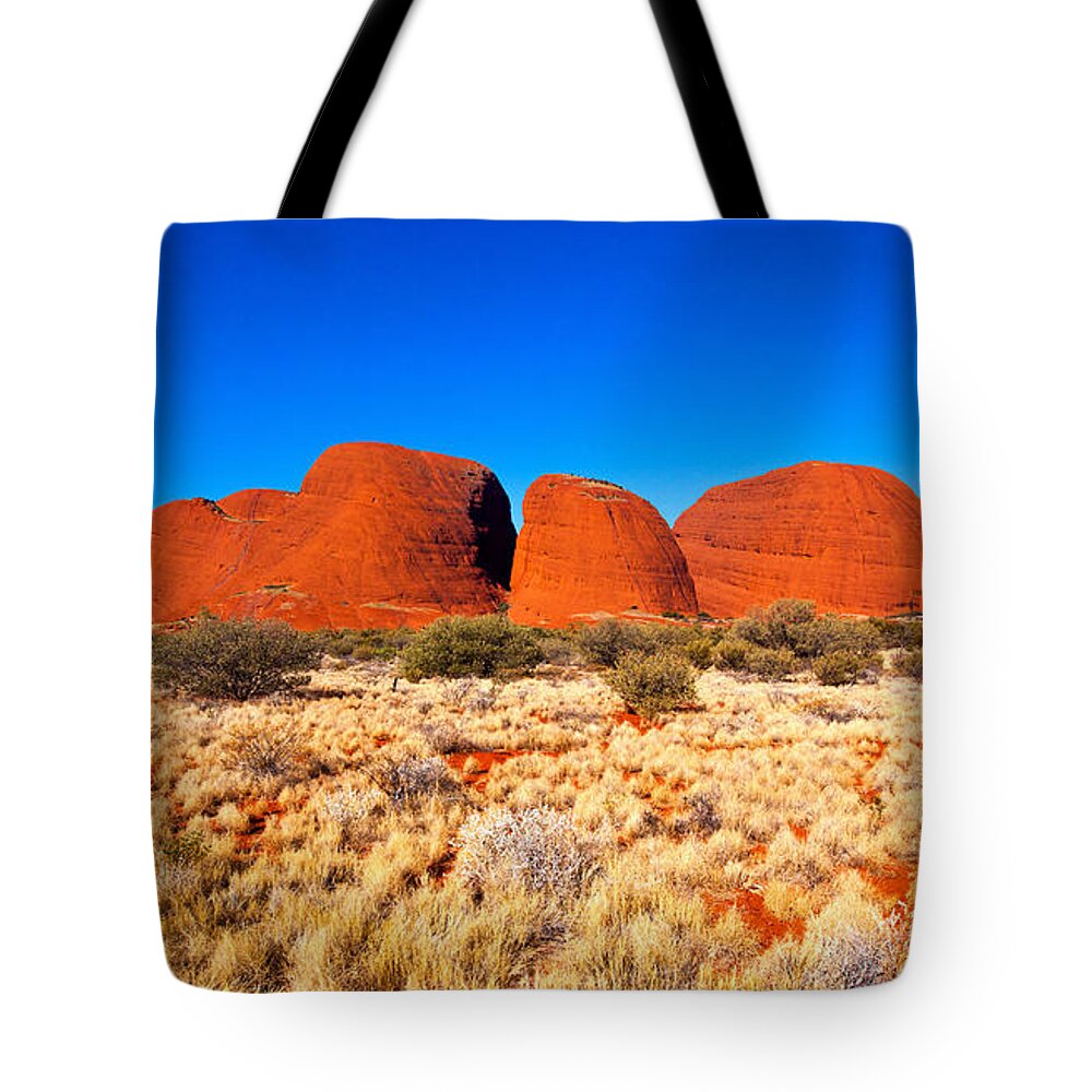 Kata Juta Olgas Central Australia Landscape Outback Tote Bag featuring the photograph Central Australia by Bill Robinson