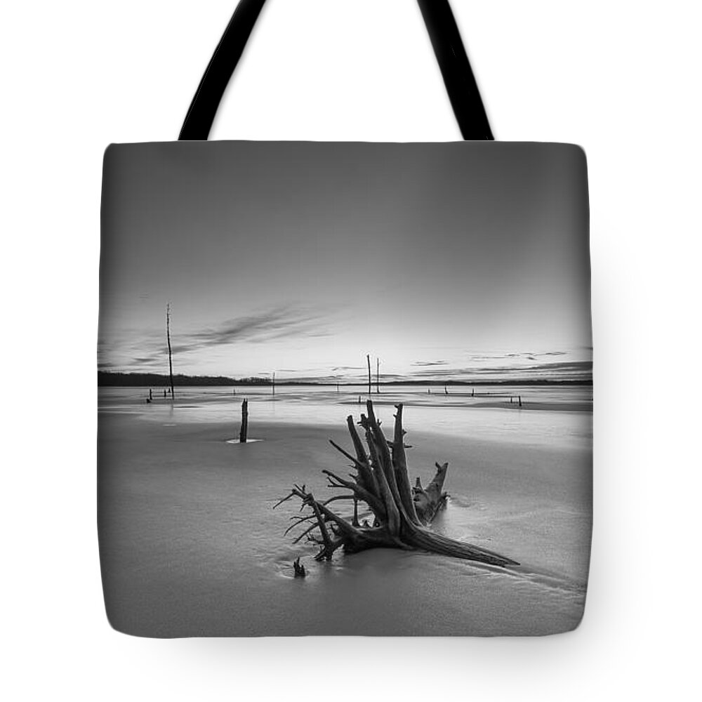 Frost Bite Tote Bag featuring the photograph Laid To Rest #1 by Michael Ver Sprill