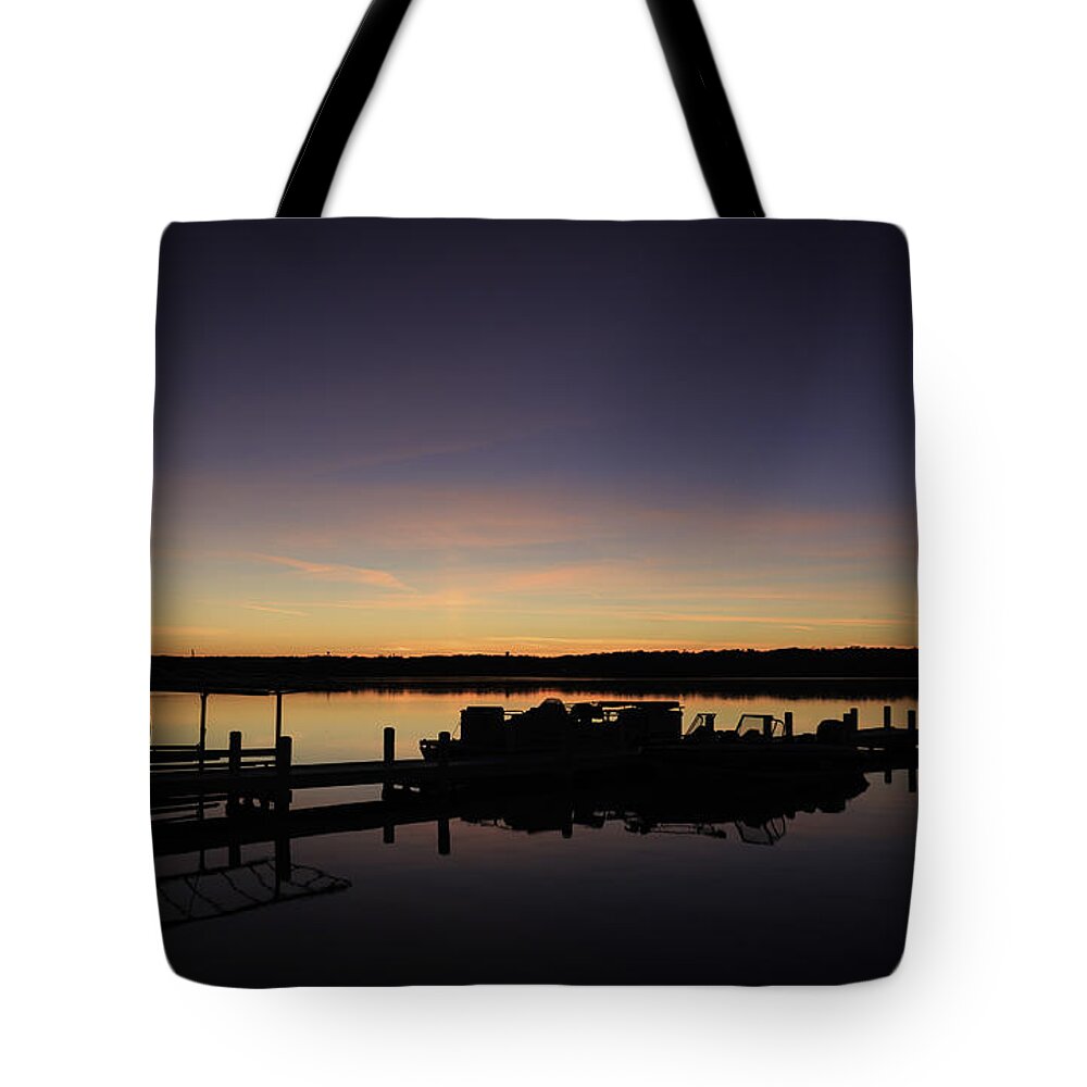 Lake Como Tote Bag featuring the photograph Lake Como Fall Sunset-1 #1 by Kathleen Scanlan