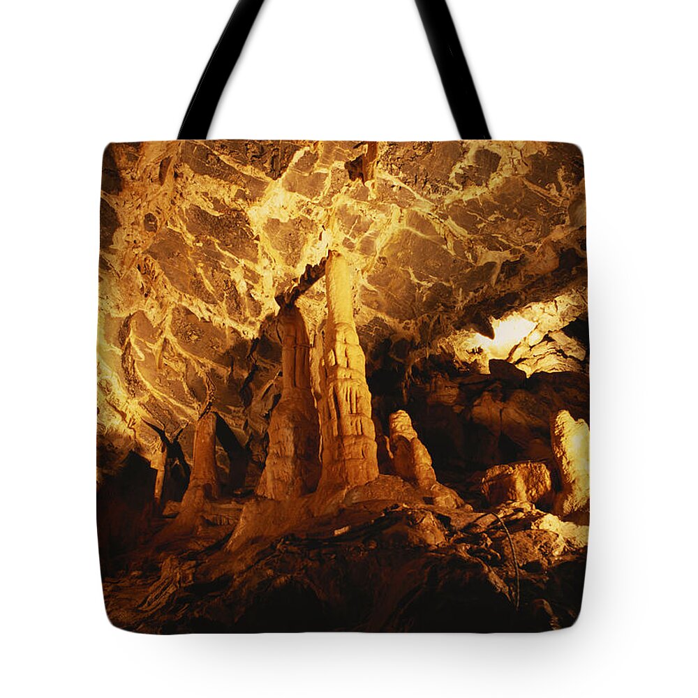 Minnetonka Cave Tote Bag featuring the photograph Minnetonka Cave by William H. Mullins