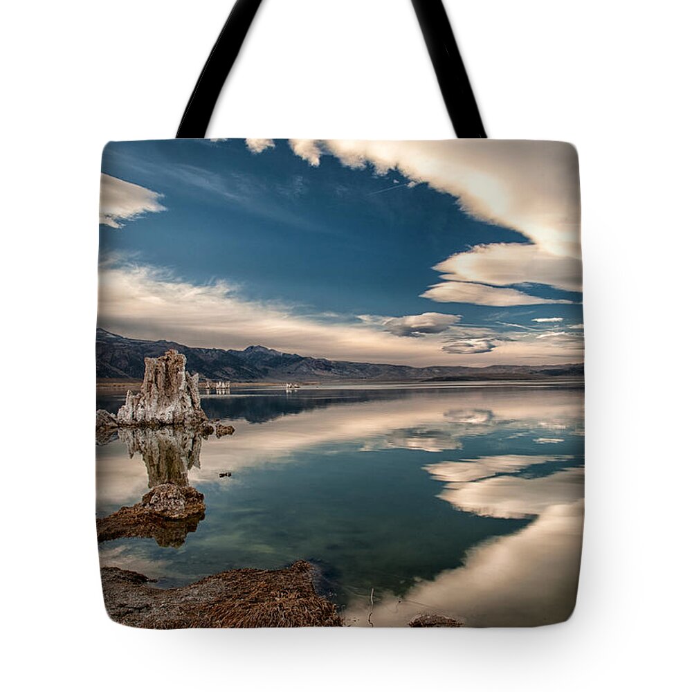Lake Tote Bag featuring the photograph Mono Lake #1 by Cat Connor