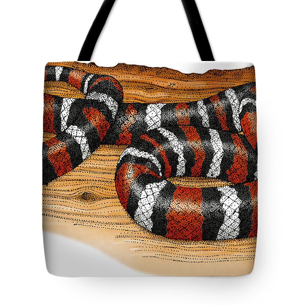 Art Tote Bag featuring the photograph Mountain Kingsnake #1 by Roger Hall