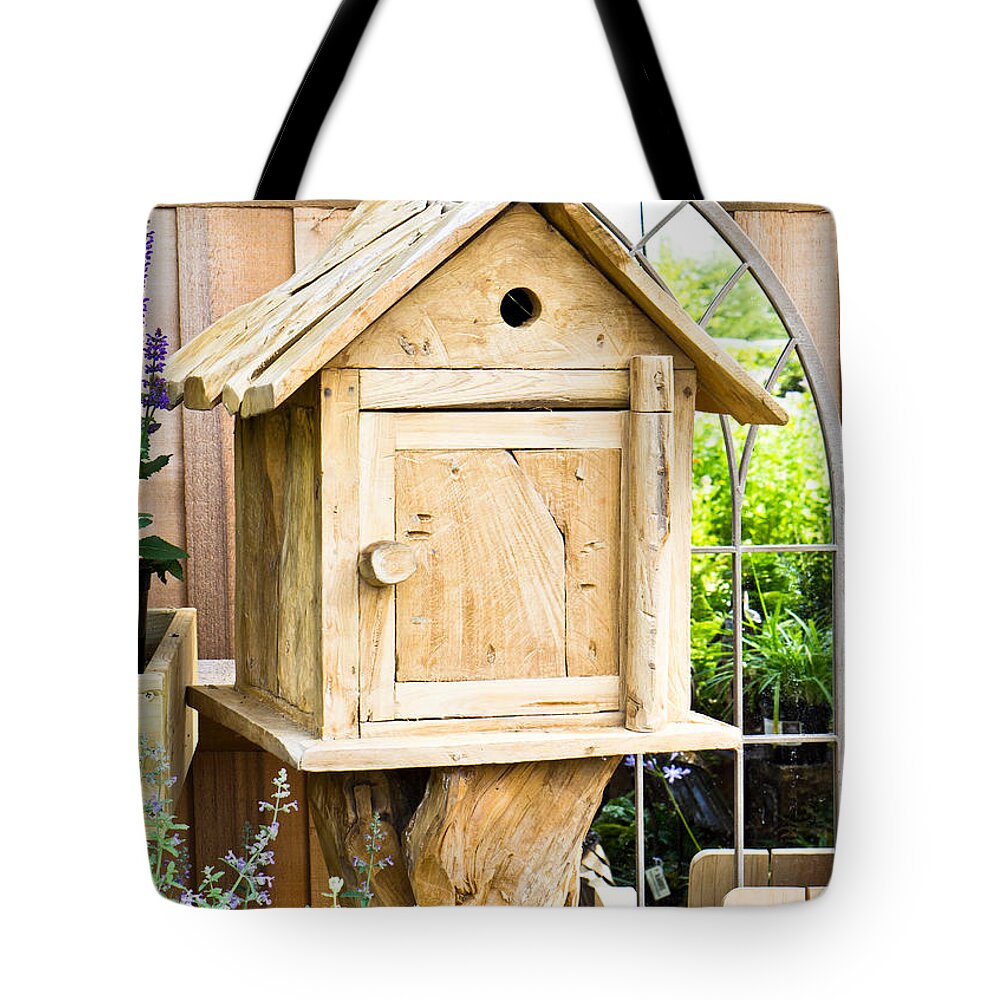 Animal Tote Bag featuring the photograph Nesting box #1 by Tom Gowanlock