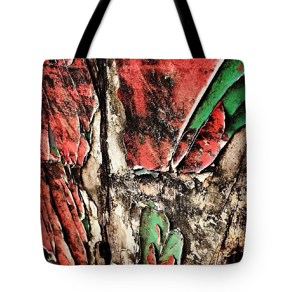 Beautiful Tote Bag featuring the photograph Flaky Paint 3 by Jason Roust