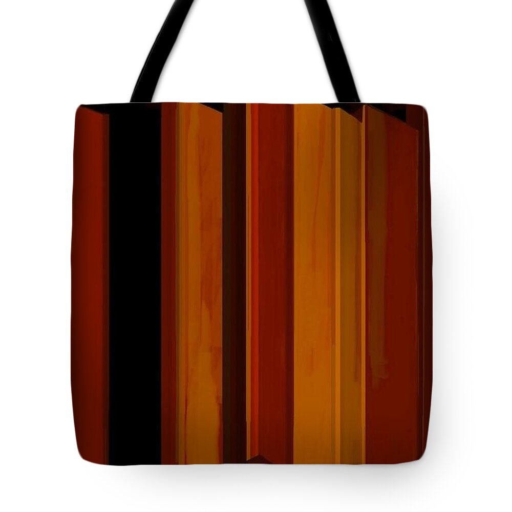 Fineartamerica.com Tote Bag featuring the painting Proportions without Purpose #1 by Diane Strain