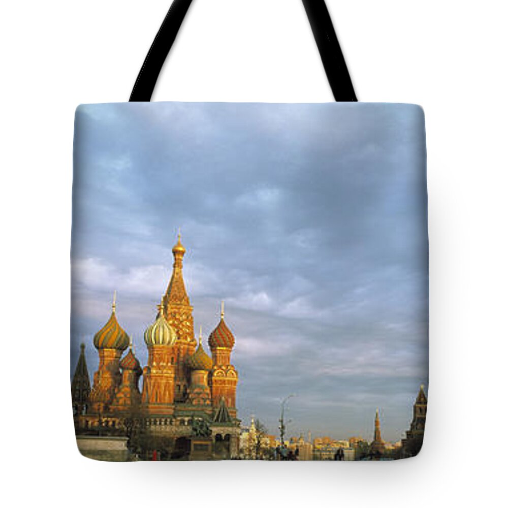 Photography Tote Bag featuring the photograph Red Square Moscow Russia #1 by Panoramic Images