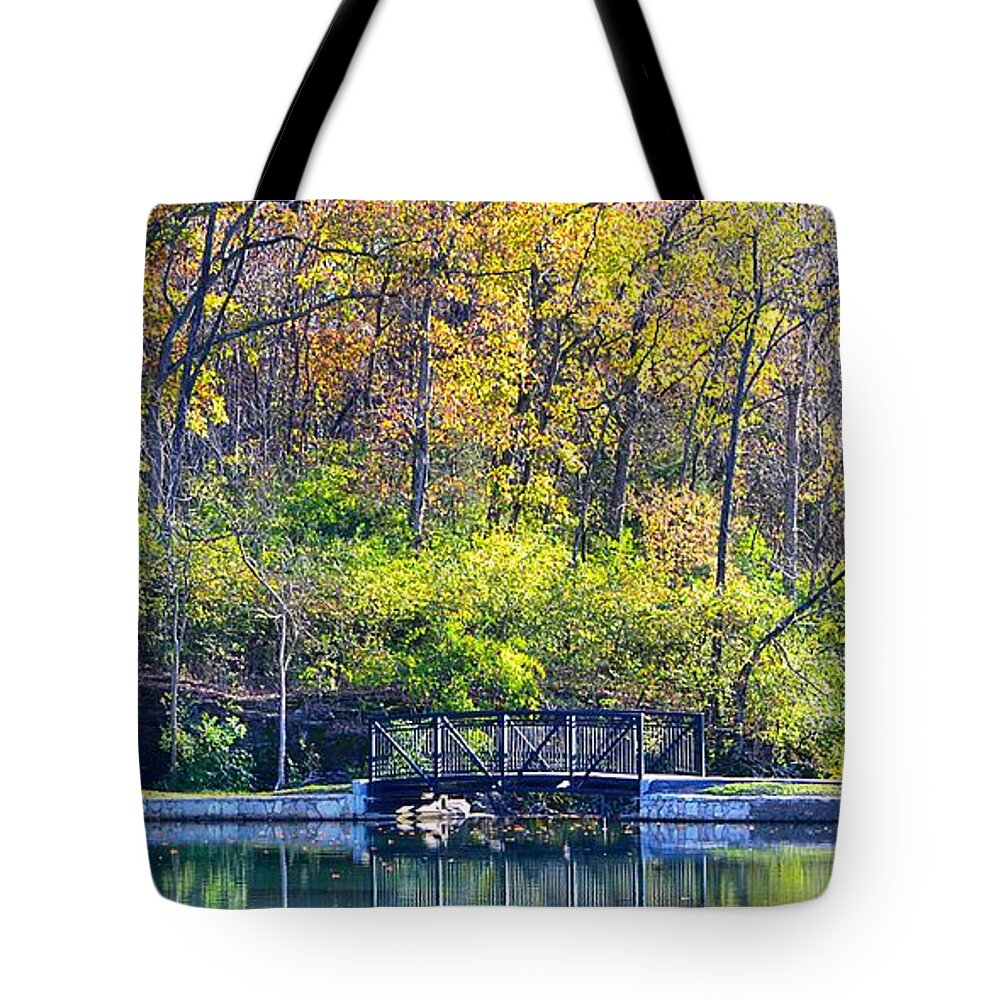 Scenery Tote Bag featuring the photograph Sequiota Park by Deena Stoddard