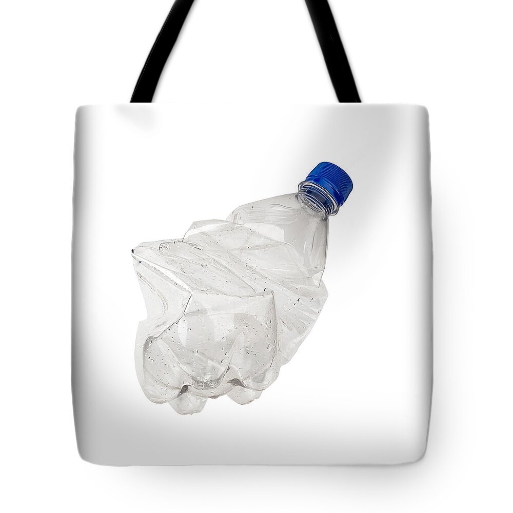 Smashed Plastic Bottle Tote Bag by Alain De Maximy - Fine Art America