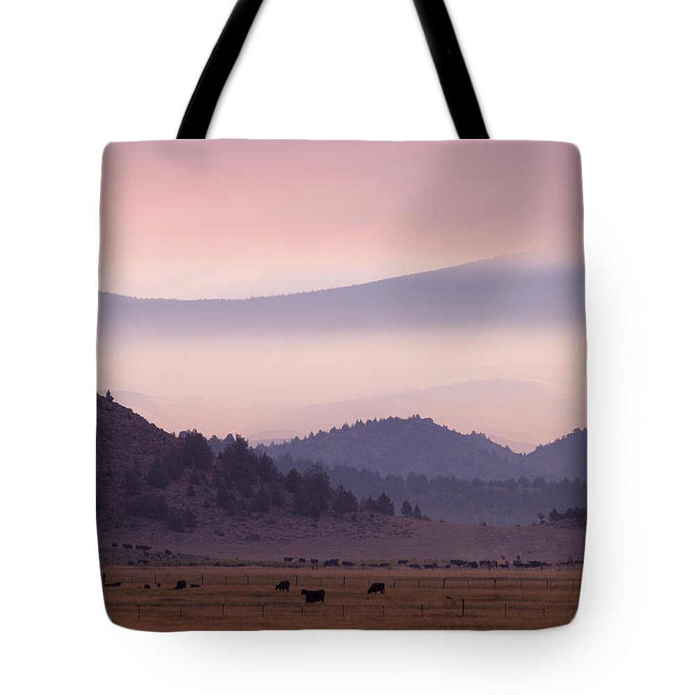 Sunset Tote Bag featuring the photograph Sunset by Alexander Fedin