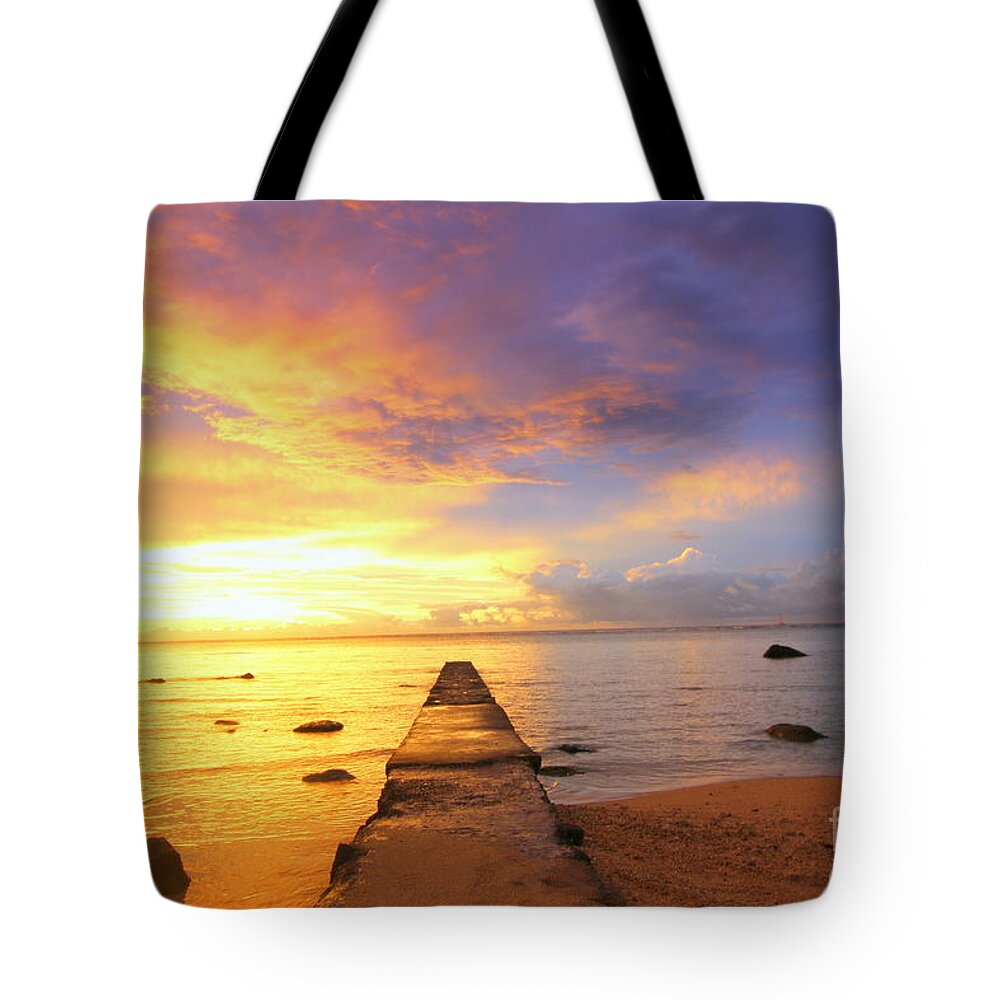 Sunset Tote Bag featuring the photograph Sunset by Amanda Mohler