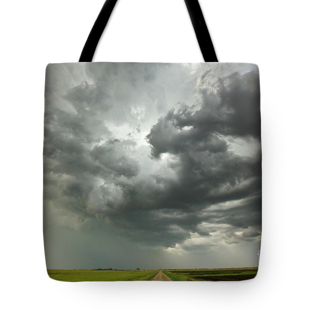 00559187 Tote Bag featuring the photograph Sunset Storm Clouds Billowing by Yva Momatiuk John Eastcott