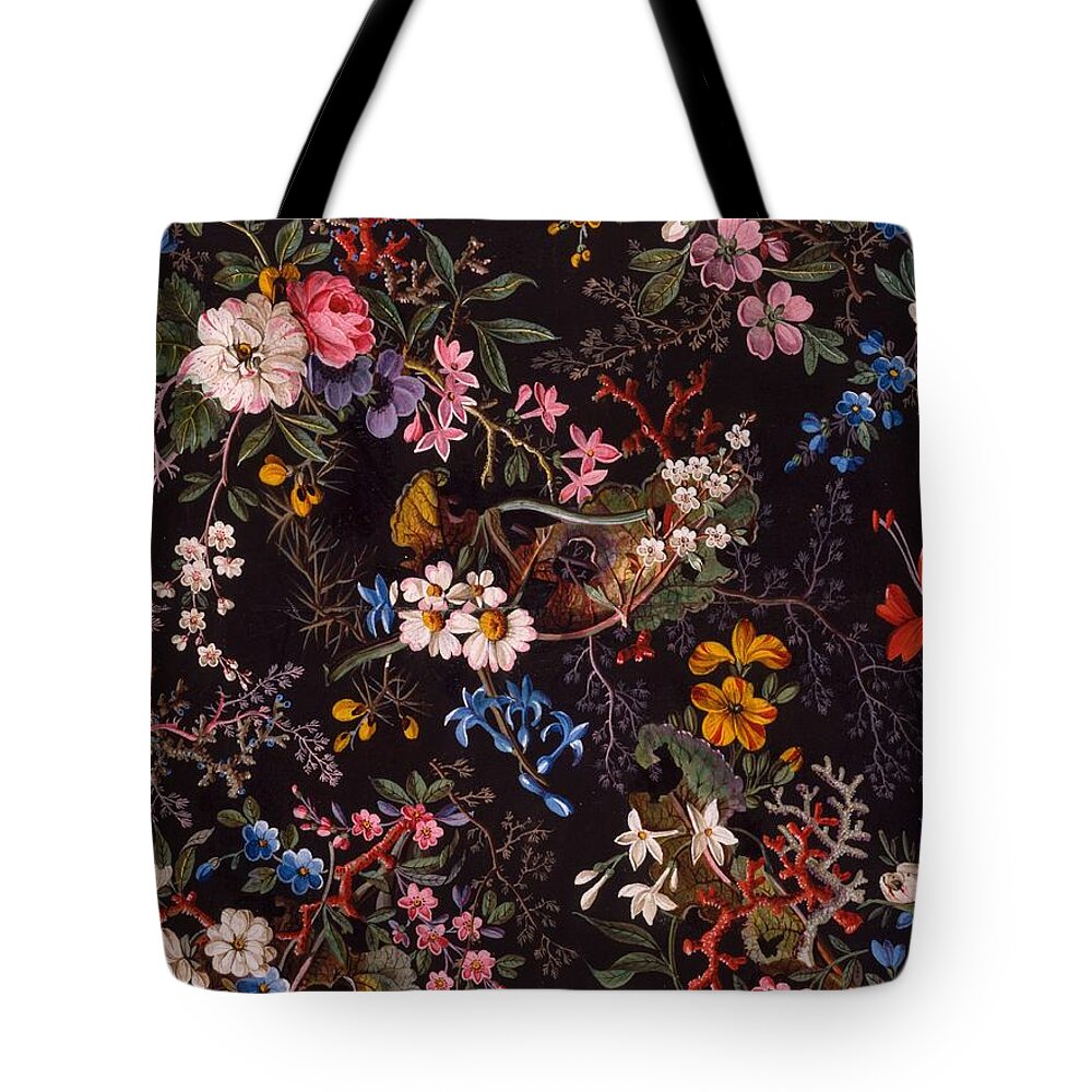 Textile Tote Bag featuring the drawing Textile Design by William Kilburn