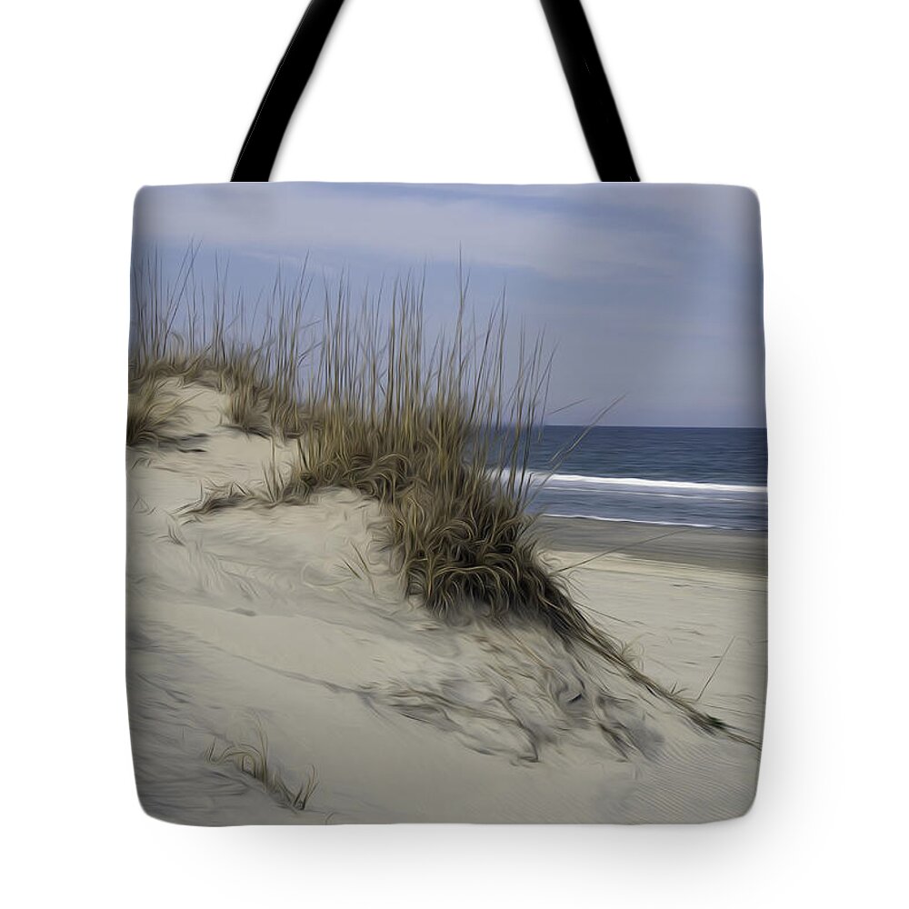 Beach Tote Bag featuring the digital art The Dunes #1 by Kelvin Booker