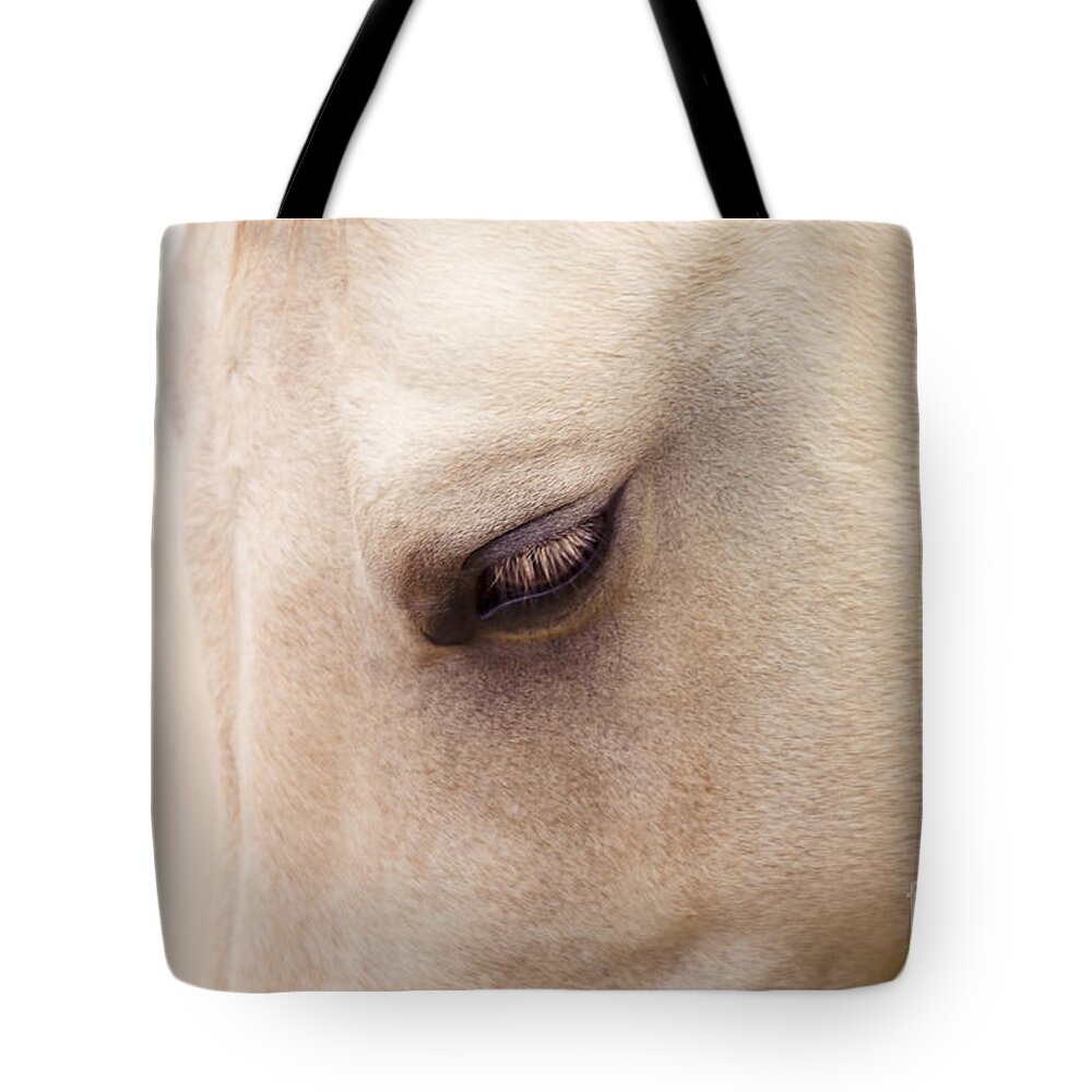 Horses Tote Bag featuring the photograph The Guardian Of My Heart #2 by Sharon Mau