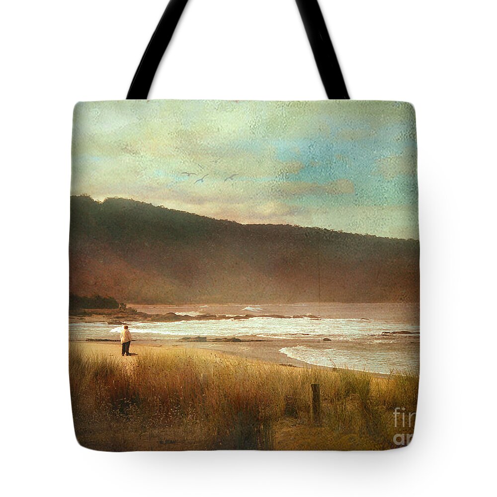  Beach Tote Bag featuring the photograph The vigil #1 by Chris Armytage