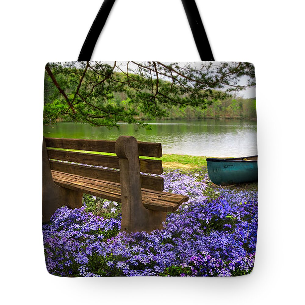 Appalachia Tote Bag featuring the photograph Tranquility by Debra and Dave Vanderlaan