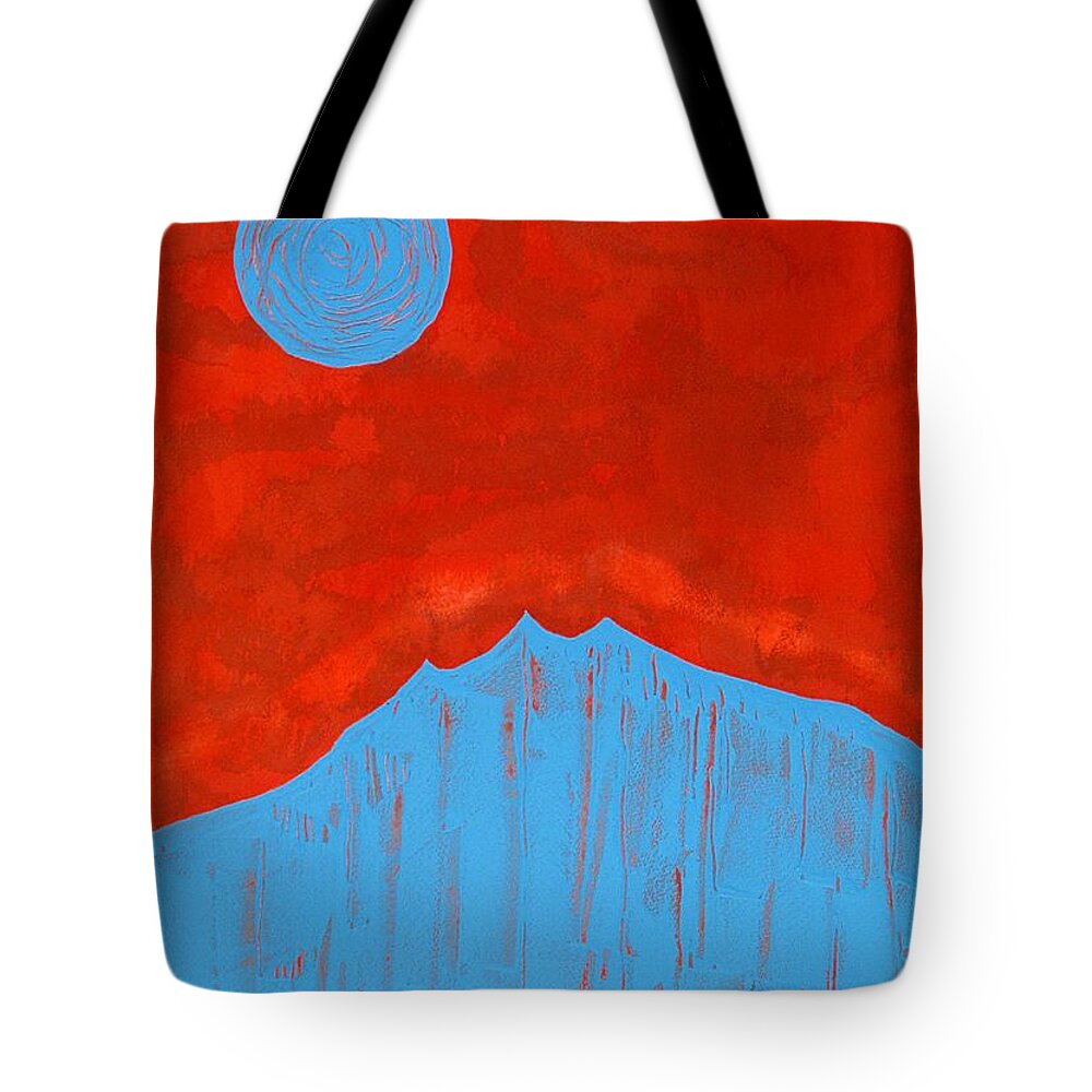 Painting Tote Bag featuring the painting Tres Orejas original painting #2 by Sol Luckman
