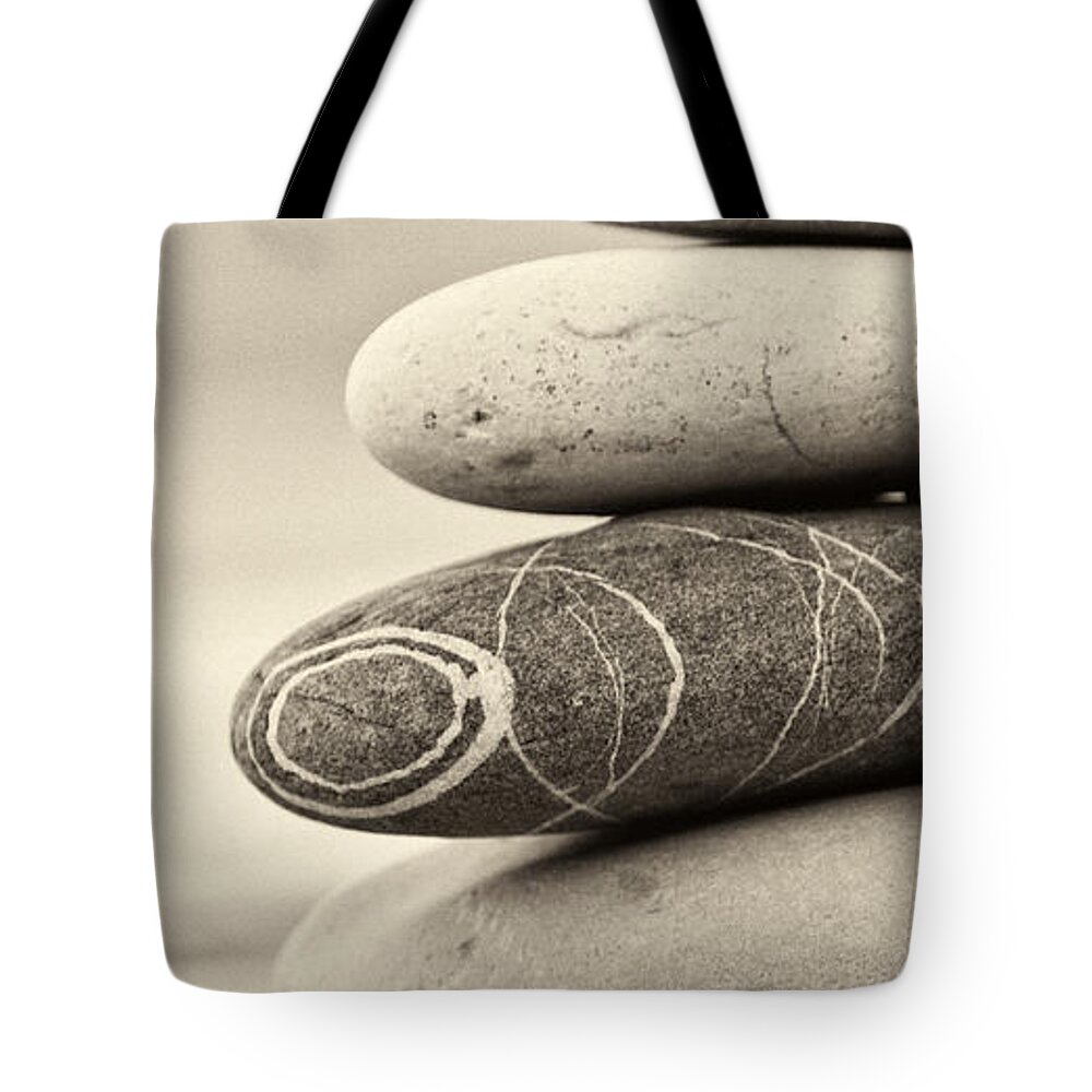 Abstract Tote Bag featuring the photograph zen #1 by Stelios Kleanthous