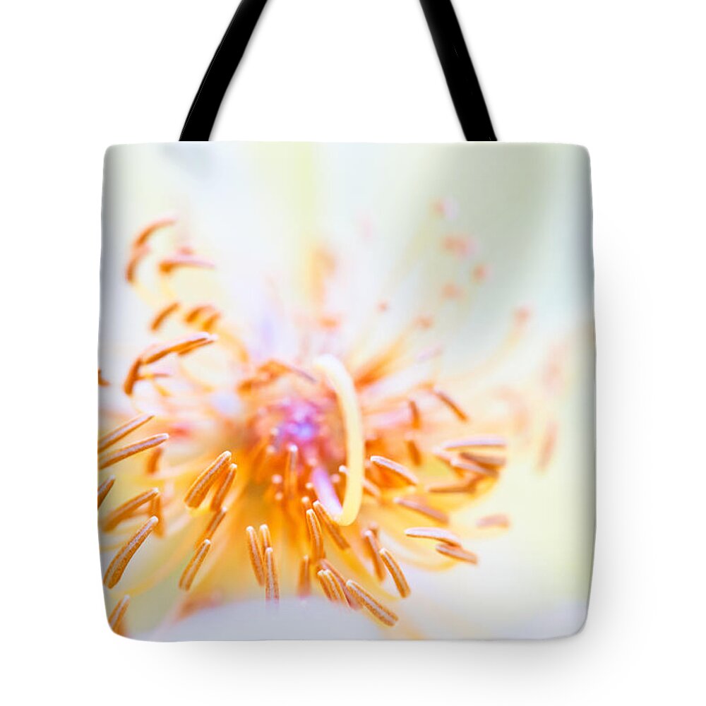 Art Tote Bag featuring the photograph Abstract flower #10 by U Schade