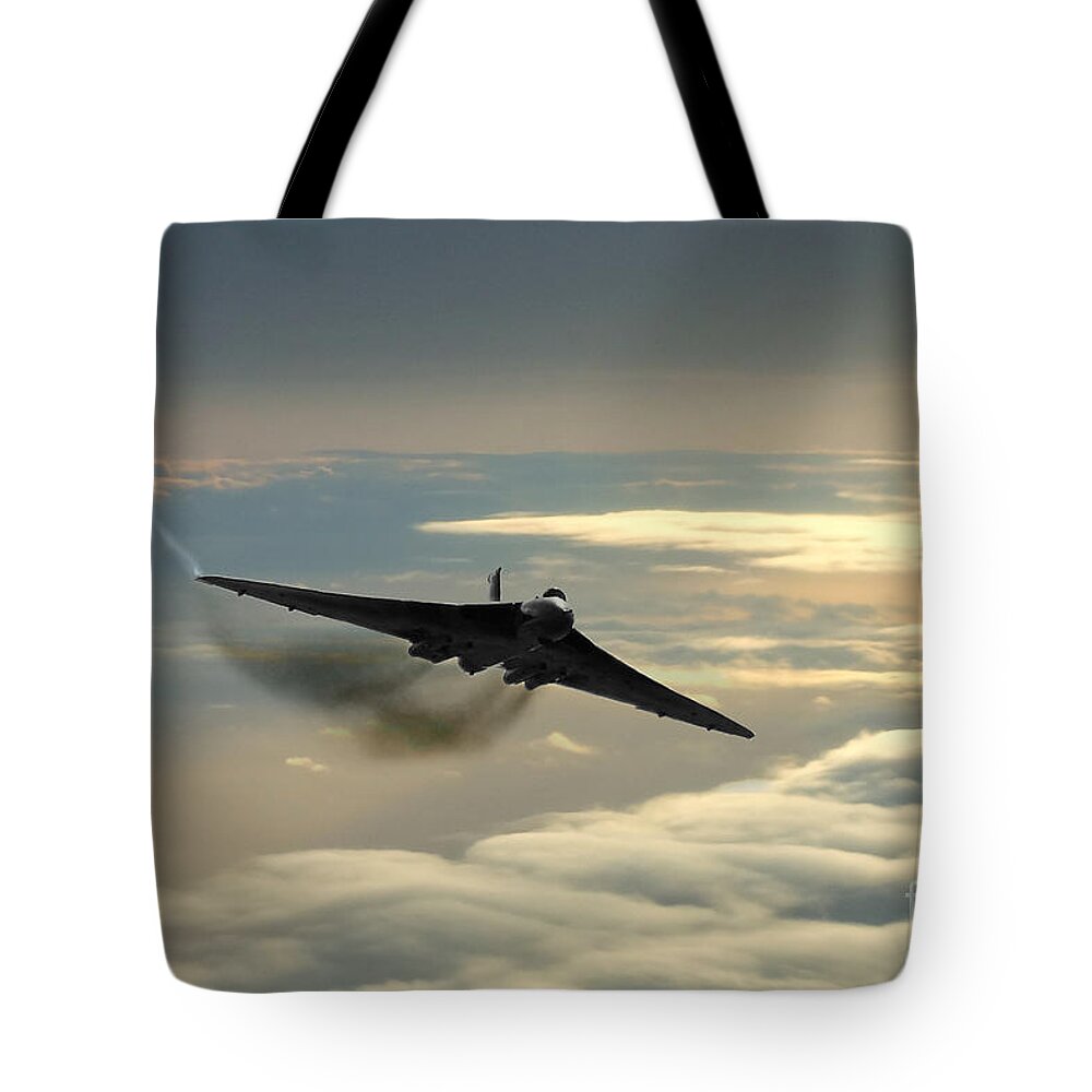 Avro Vulcan Xh558 Tote Bag featuring the digital art 101 Squadron by Airpower Art
