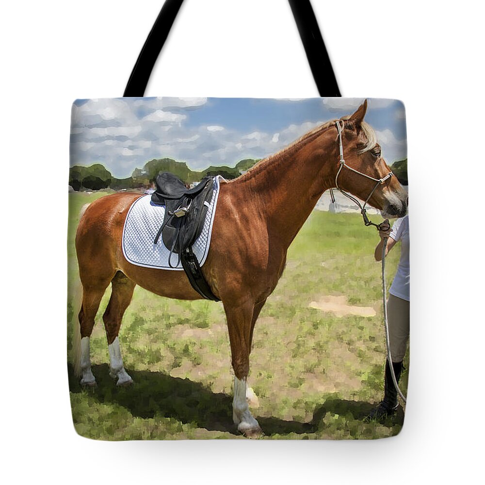 Rocking Horse Stables Tote Bag featuring the photograph Rocking Horse Stables #12 by Rich Franco