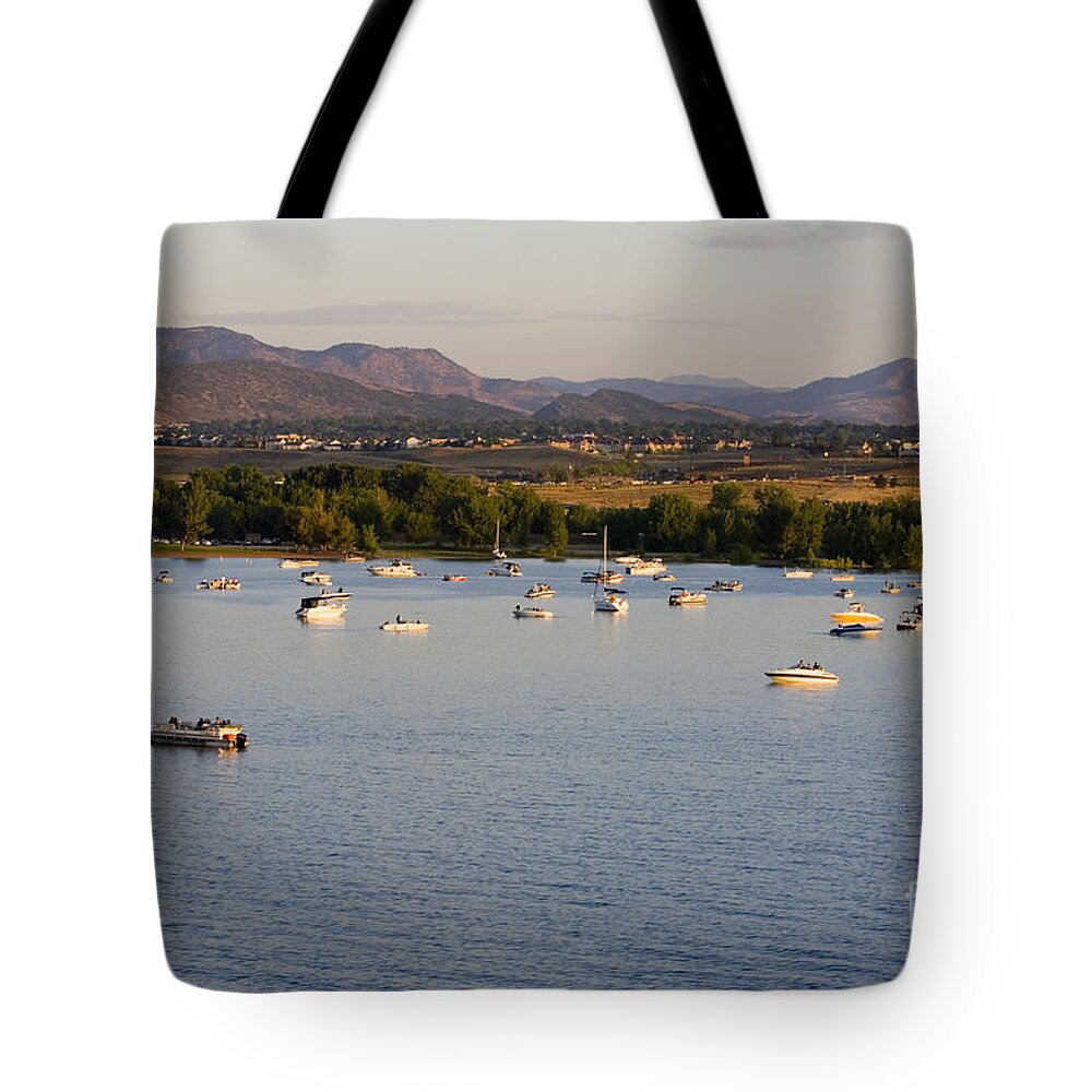 Hot Air Balloons Tote Bag featuring the photograph Rocky Mountain Balloon Festival #12 by Steven Krull
