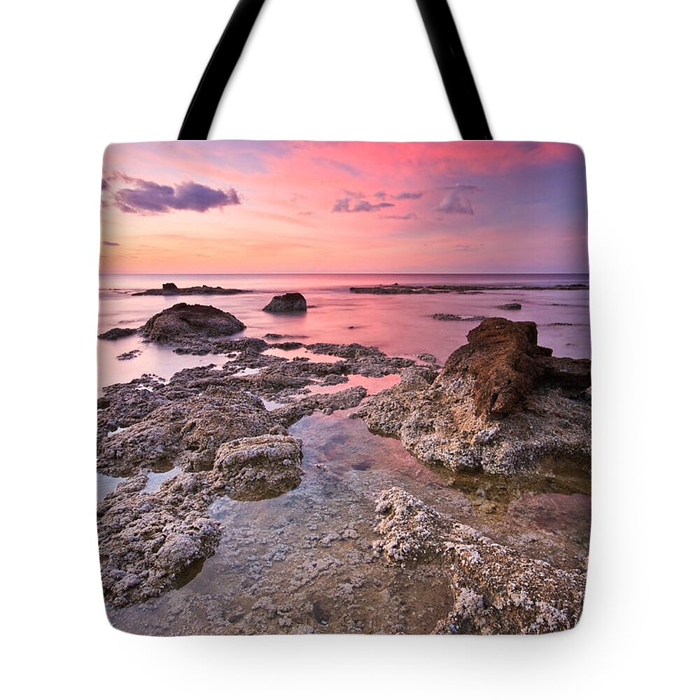 Europe Tote Bag featuring the photograph Cretan sunrise. by Milan Gonda