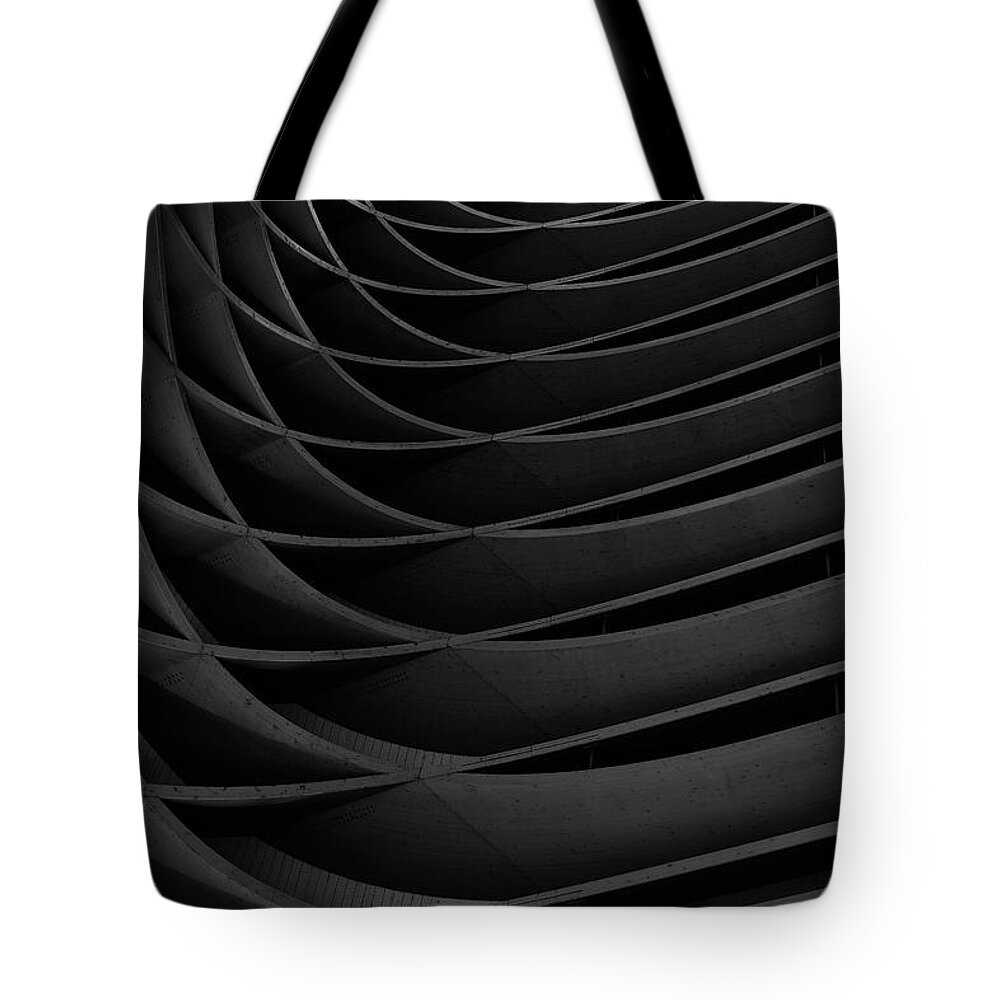 Curve Tote Bag featuring the photograph Study Of Patterns And Lines #14 by Roland Shainidze Photogaphy