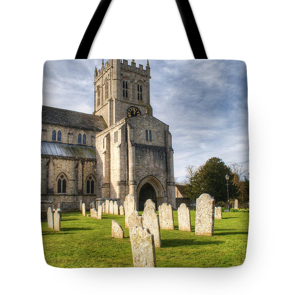 Christchurch Priory Tote Bag featuring the photograph Christchurch Priory #15 by Chris Day