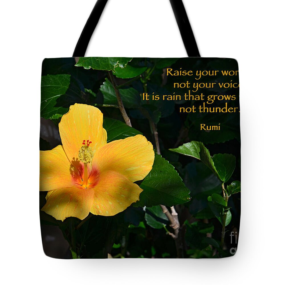 Rumi Tote Bag featuring the photograph 174- Rumi by Joseph Keane