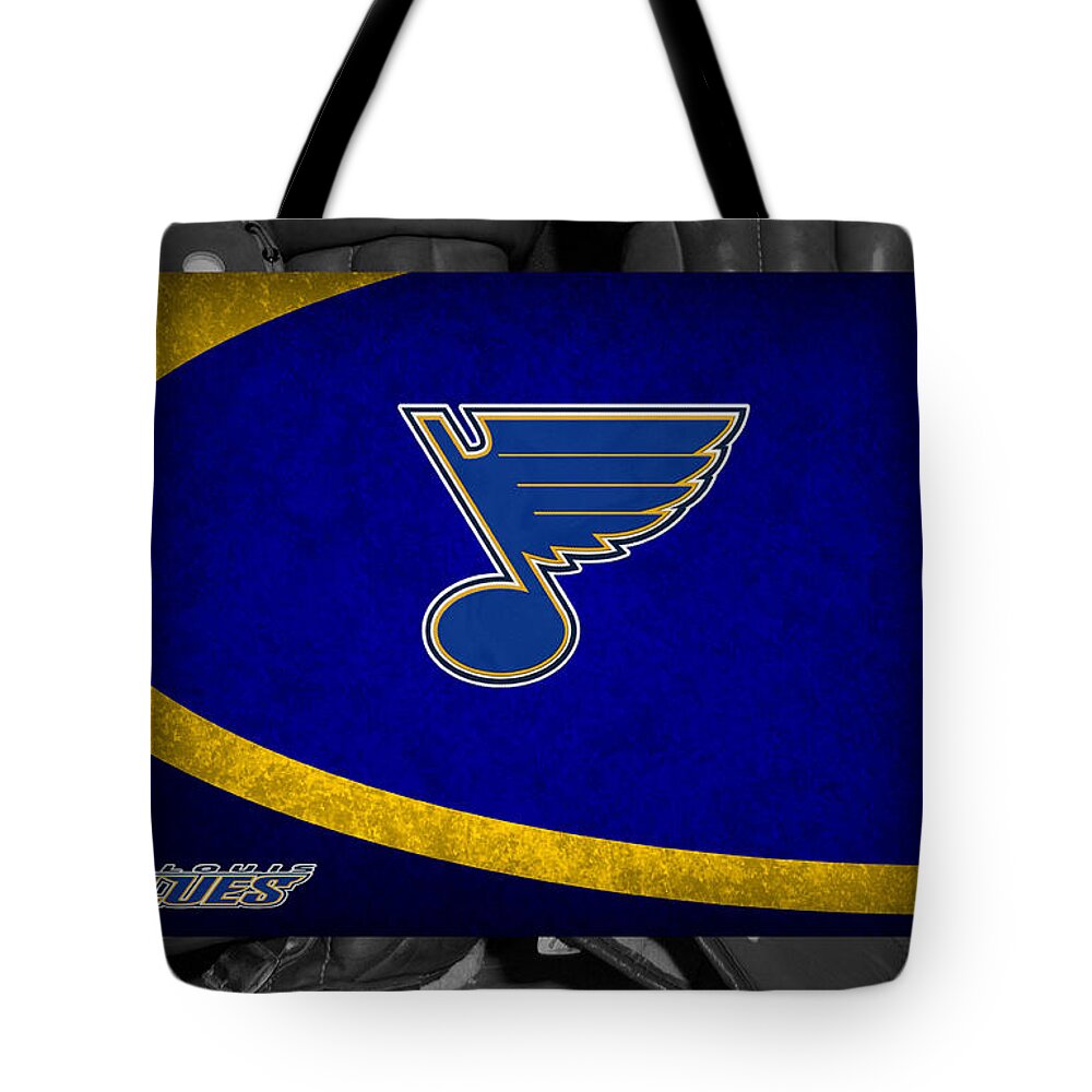 St Louis Blues Uniform Weekender Tote Bag by Joe Hamilton - Fine