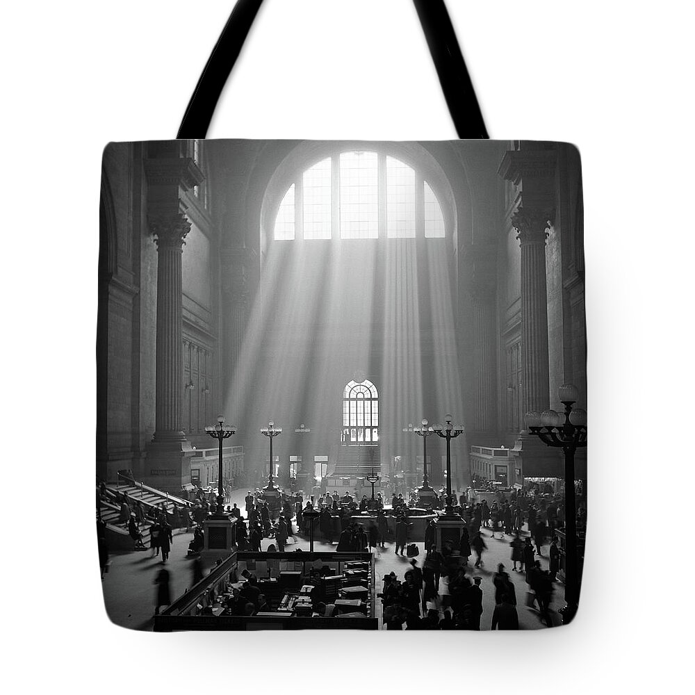 Photography Tote Bag featuring the photograph 1930s 1940s Interior Pennsylvania by Vintage Images