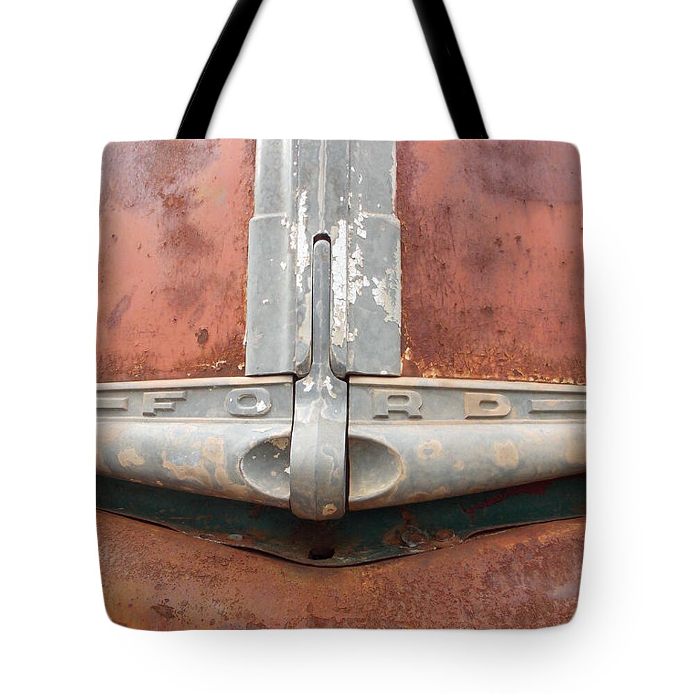 Ford Tote Bag featuring the photograph 1945 Ford Pick Up by Bob Johnson