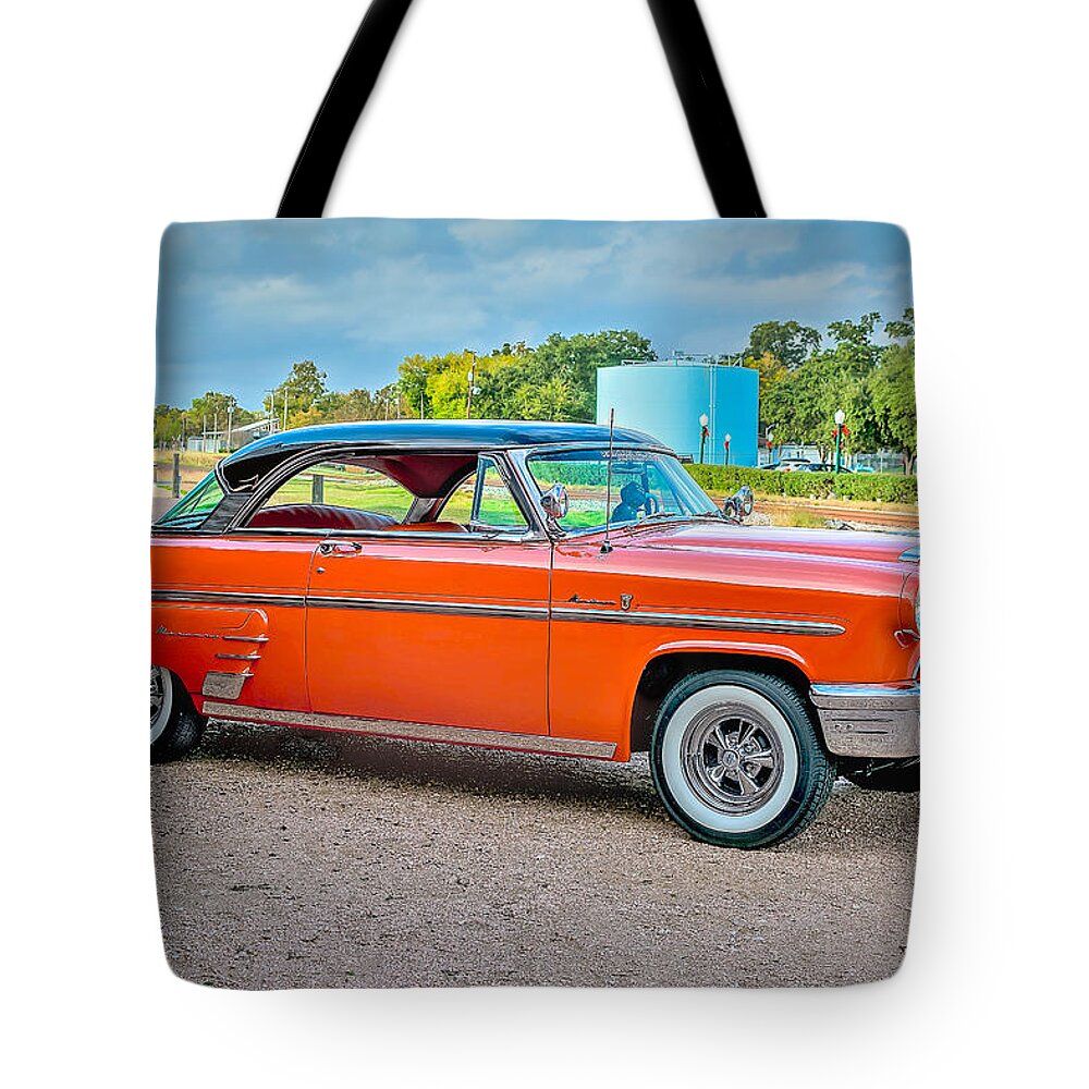 Maybellene Tote Bag featuring the photograph 1953 Mercury Monterey aka Maybellene by David Morefield