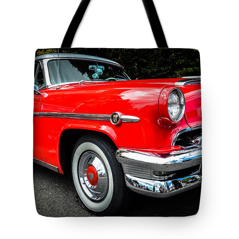 1954 Mercury Monterey Tote Bag featuring the photograph 1954 Mercury Monterey by Ronda Broatch