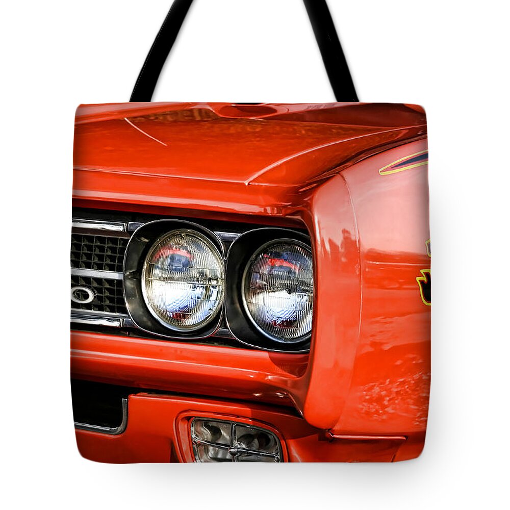 Gran Tote Bag featuring the photograph 1969 Pontiac GTO The Judge by Gordon Dean II